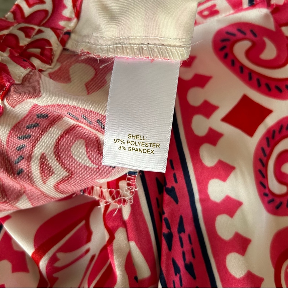 House of Harlow pink boho chic bohemian satin wide leg flare pants S - Picture 6 of 7
